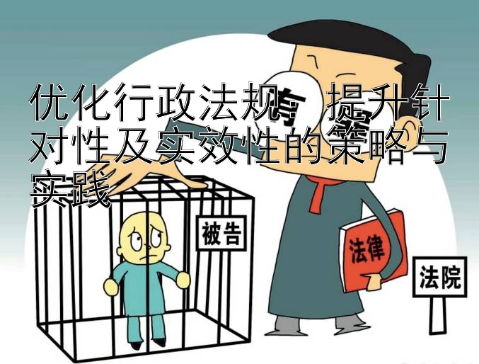 优化行政法规：提升针对性及实效性的策略与实践