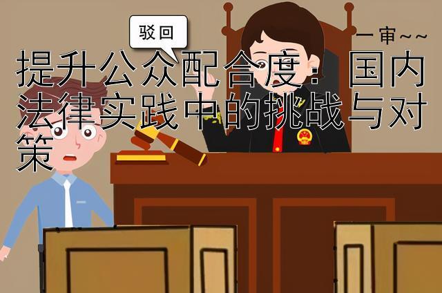 提升公众配合度：国内法律实践中的挑战与对策