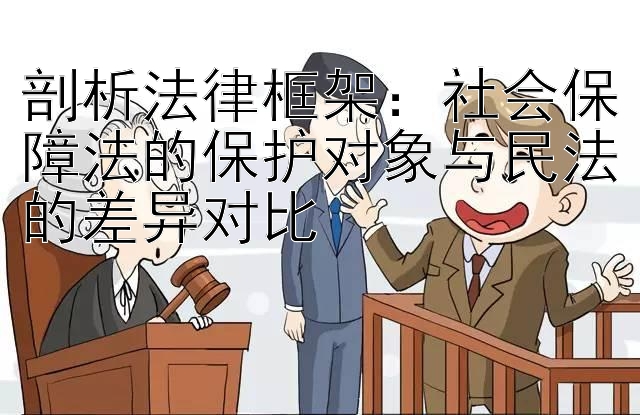 剖析法律框架：社会保障法的保护对象与民法的差异对比