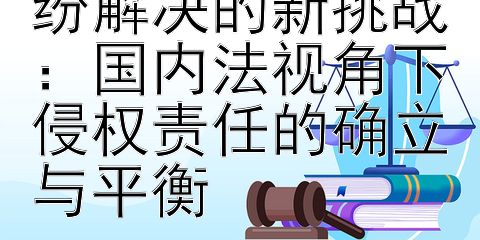 网络时代民事纠纷解决的新挑战：国内法视角下侵权责任的确立与平衡