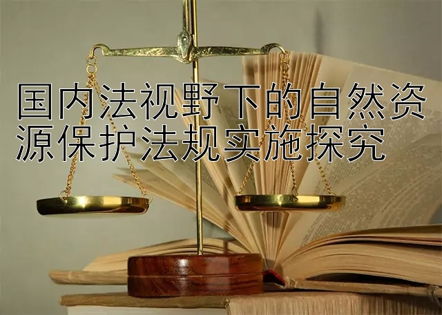 国内法视野下的自然资源保护法规实施探究