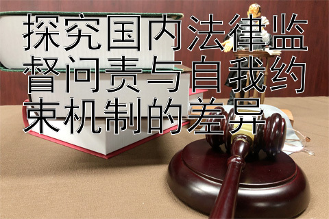 探究国内法律监督问责与自我约束机制的差异