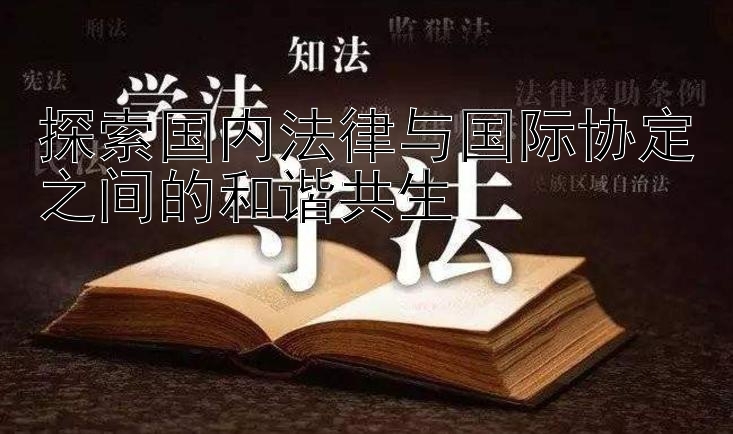 探索国内法律与国际协定之间的和谐共生