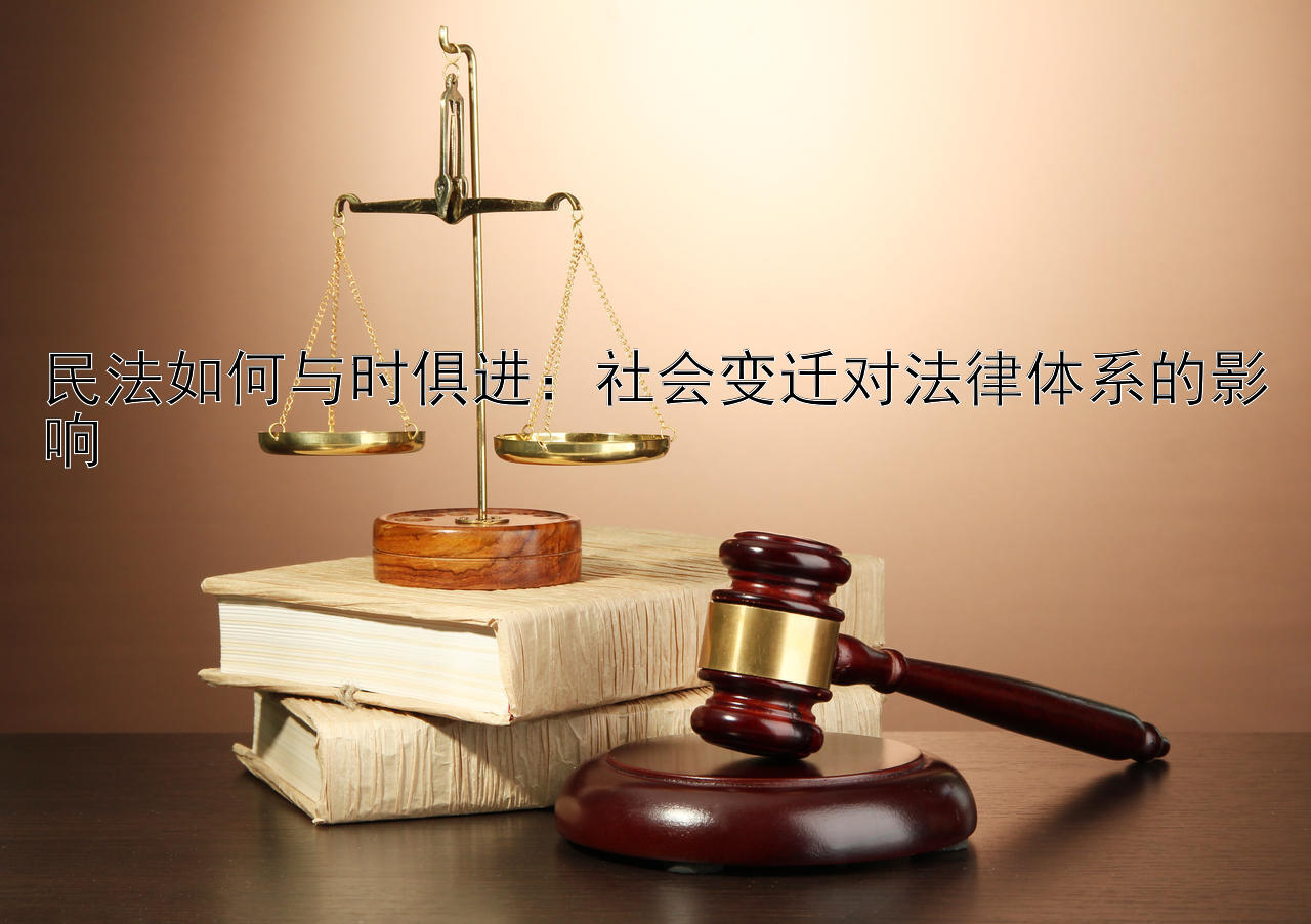 民法如何与时俱进：社会变迁对法律体系的影响