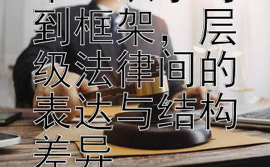 剖析法律文本：从字句到框架，层级法律间的表达与结构差异