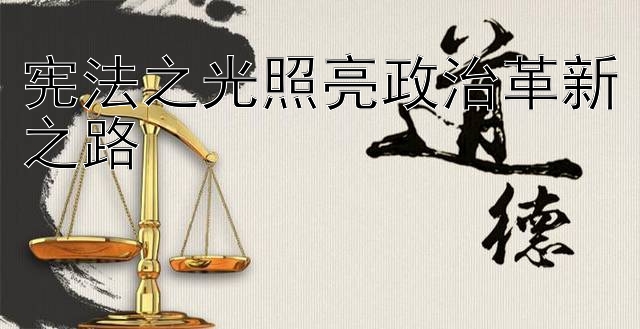 宪法之光照亮政治革新之路