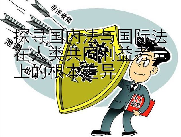 探寻国内法与国际法在人类共同利益考量上的根本差异