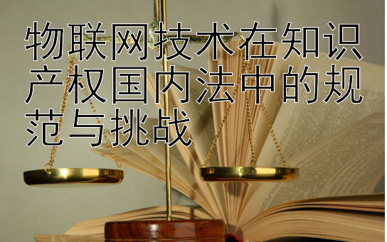 物联网技术在知识产权国内法中的规范与挑战