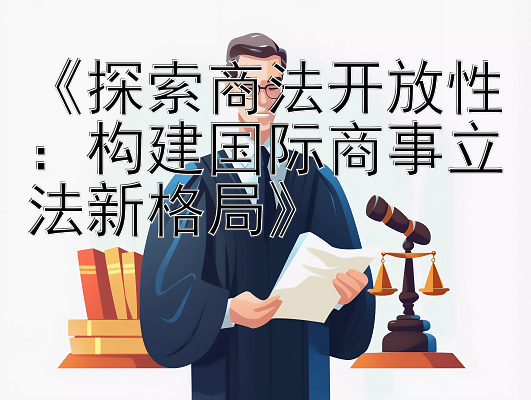 《探索商法开放性：构建国际商事立法新格局》