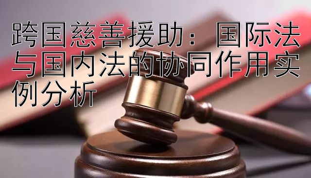 跨国慈善援助：国际法与国内法的协同作用实例分析